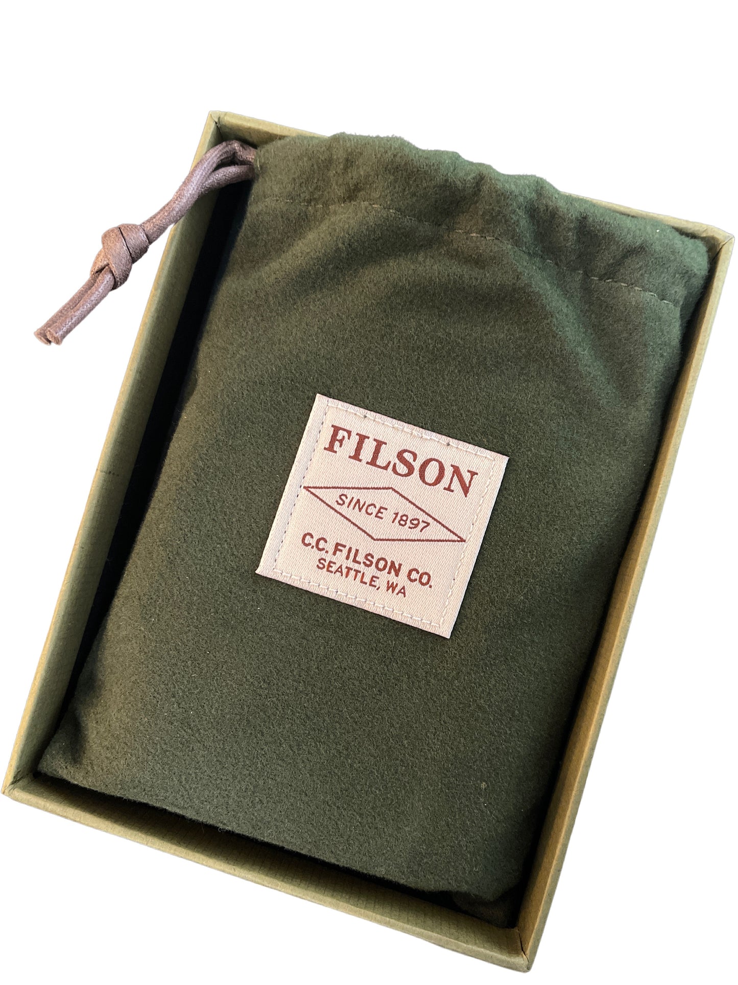 Filson Leather/Twill Packer Wallet