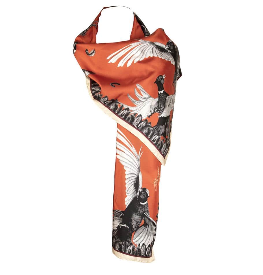 Clare Haggas Large Scarf - Turf War Monochrome